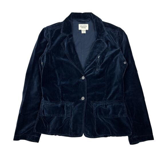 Nili Lotan Velvet 2 Button Blazer Coat Women's 4 Quiet Luxury Velour - Picture 1 of 8